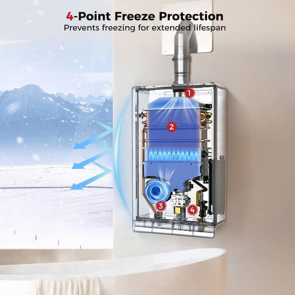 Tankless water top heater