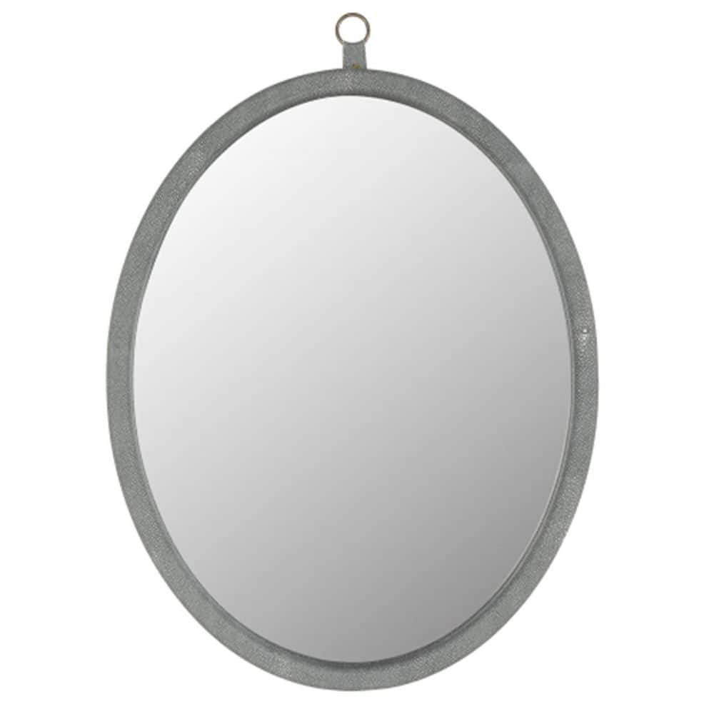 23.62 in. W x 29.92 in. H Small Oval MDF Framed Dimmable Wall Bathroom Vani