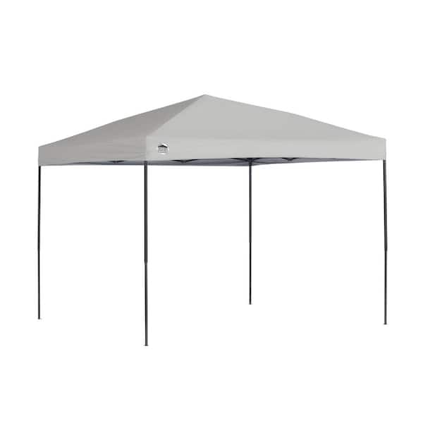 ST100 Shade Tech 10 ft. x 10 ft. Grey Straight Leg Canopy