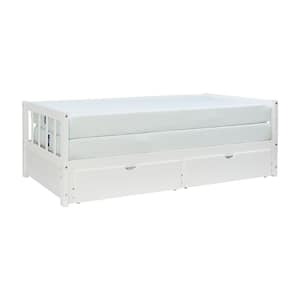 Conyers White Convertible Twin Size to King Size Daybed