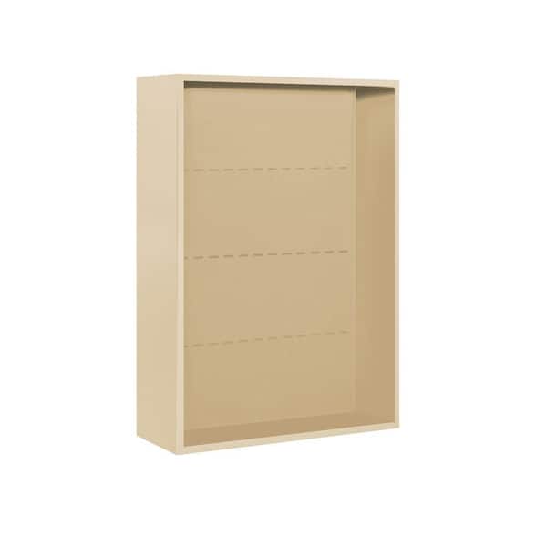 Salsbury Industries 3800 Series 32.25 in. W x 42.125 in. H Surface Mounted Enclosure for Salsbury 3711 Double Column Unit in Sandstone