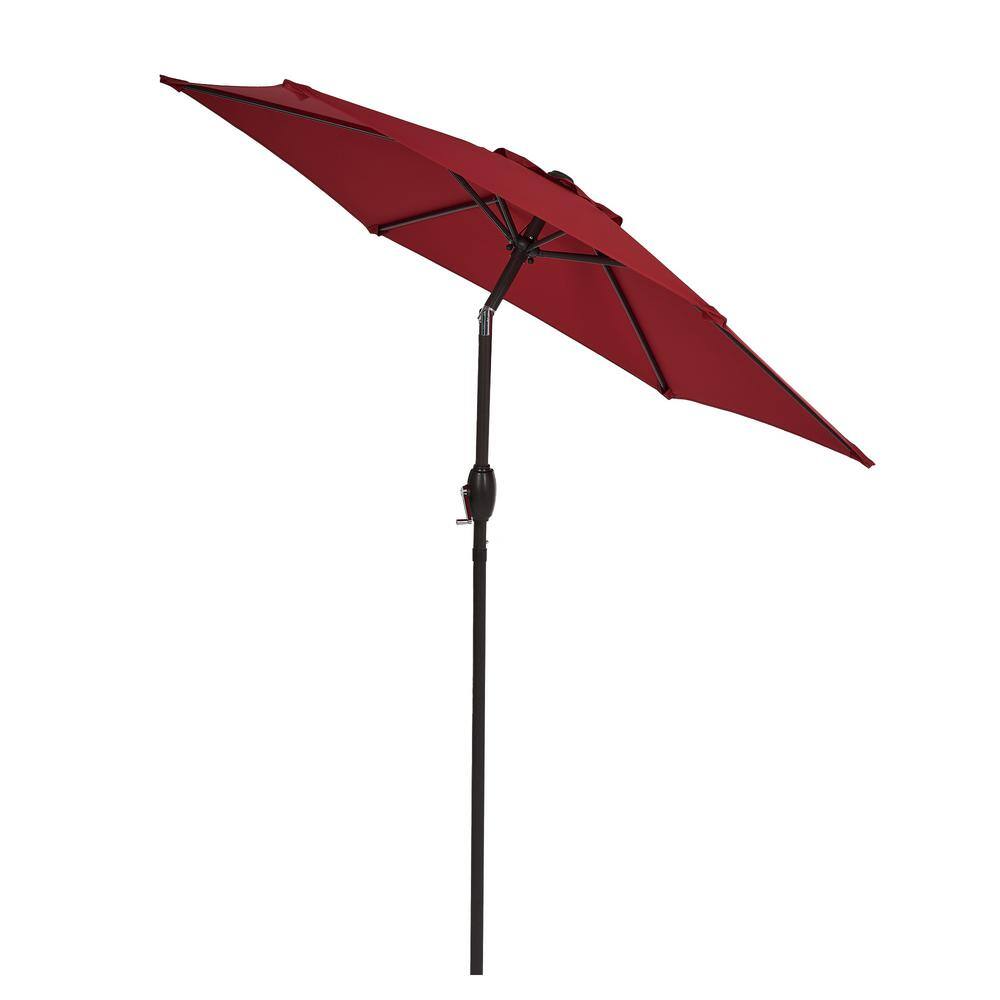 7.5 ft. Steel Market Tilt Patio Umbrella in Chili Red price history on PriceWatchPro