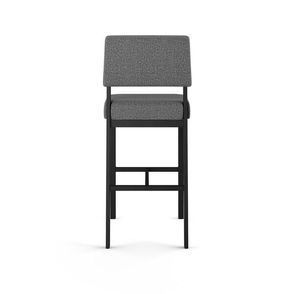 Amisco Miranda 26 in. Danish Cord Black Metal Counter Stool  44536-26WE/1B25NA - The Home Depot