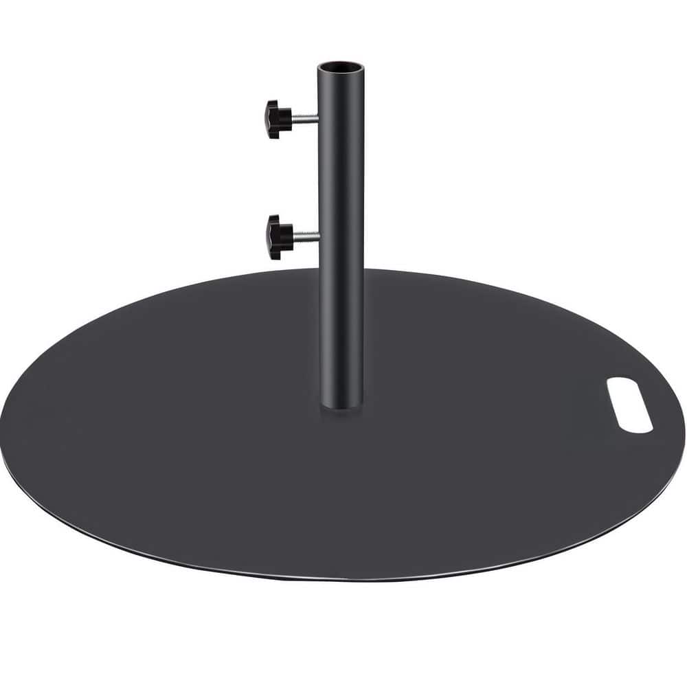 Umbrella Base, 27 in. Round Umbrella Base, 39 lbs. Patio Umbrella Base in Black, Umbrella's Holder Stand, Cast Iron Base price history on PriceWatchPro