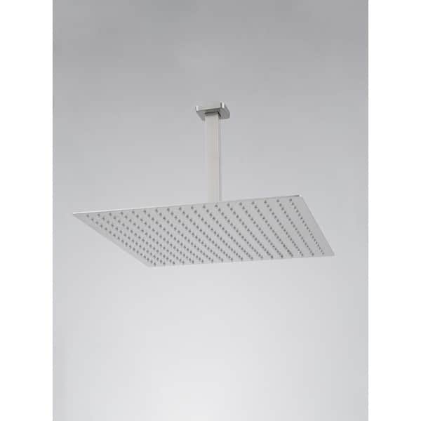Tahanbath Single-Handle Claw Foot Tub Faucet with Hand Shower in. Brushed Nickel