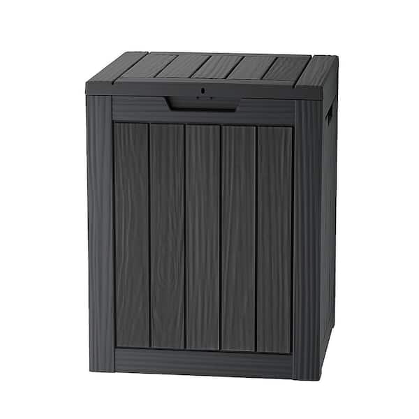 28 Gal. Outdoor Resin Deck Box with Lockable Lid