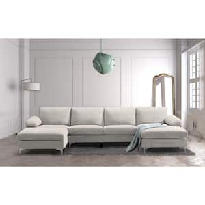 4pc Modern Design Fabric Sectional Sofa Set S5705 for sale online 