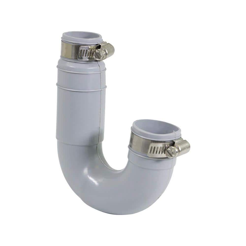 1 1/2 in. x 1 1/4 in. Flexible PVC Rubber Tubular Drain Trap with Stainless Steel Clamps price history on PriceWatchPro