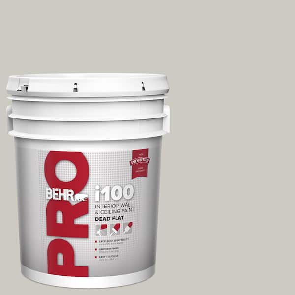 BEHR PRO 5 gal. #790C-3 Dolphin Fin Dead Flat Interior Paint