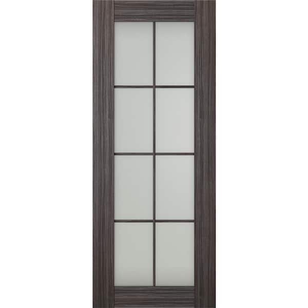 Belldinni Paola 8 Lite 32 In. X 96 In. No Bore 8-Lite Frosted Glass ...