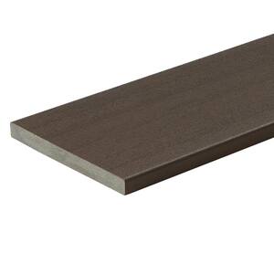 1 x 8-12 ft. Sylvanix Destinations Riser -Vantage Chocolate Fully Encapsulated Actual Size: 0.71 in. x 7.24 in.