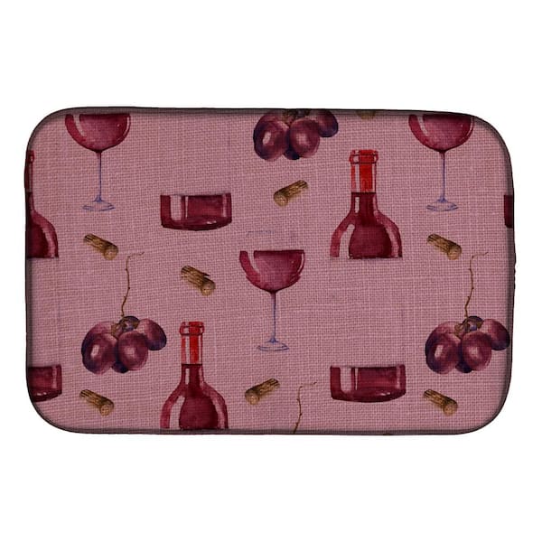 Carolines Treasures 8616ddm Wine Dish Drying Mat