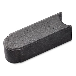 Bullet 12.25 in. x 4 in. x 4 in. Charcoal Concrete Edging (144-Pieces/135 Linear ft./Pallet)