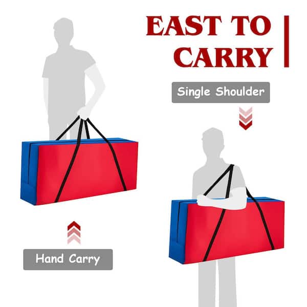 4-to-Score Game Set 4 in. A Row Jumbo with Storage Carrying Bag Sticker for Adult Kids