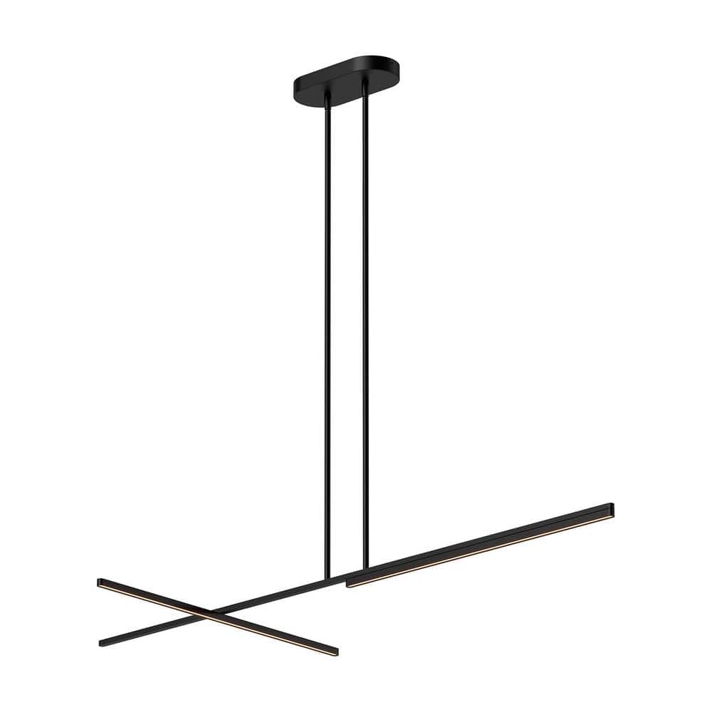 Shift Linear 1-Light Black Pendant