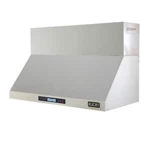 Professional 48 in. Wall Mounted Range Hood 1,200 CFM in Stainless Steel