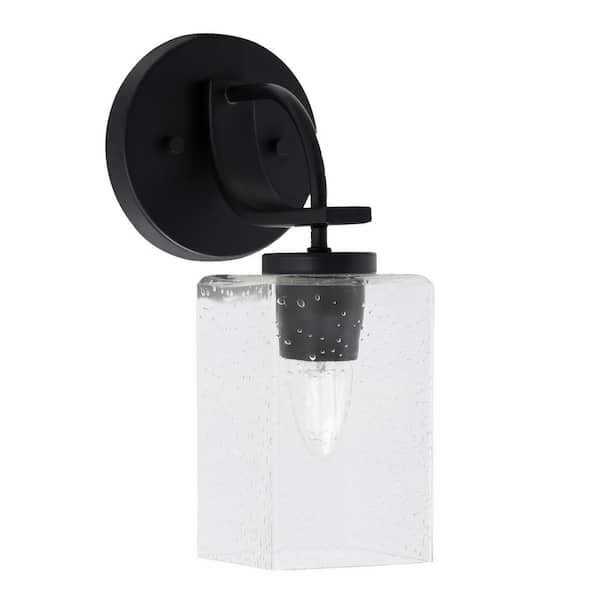 Unbranded Olympia 1-Light Matte Black Wall Sconce