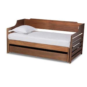 Jameson Walnut with Storage Twin to King Expandable Daybed