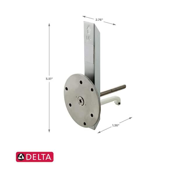 Delta Transitional 6-in Brilliance Stainless Steel Wall Mount ADA