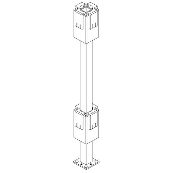 INTEX MILLWORK SOLUTIONS 36 in. or 42 in. HD Structural Newel Post ...