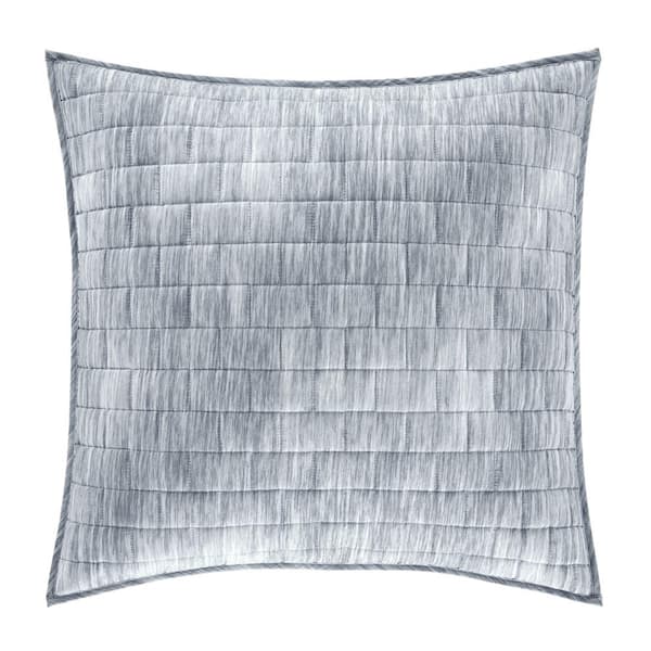Unbranded Niles Blue Cotton Euro Quilted Sham