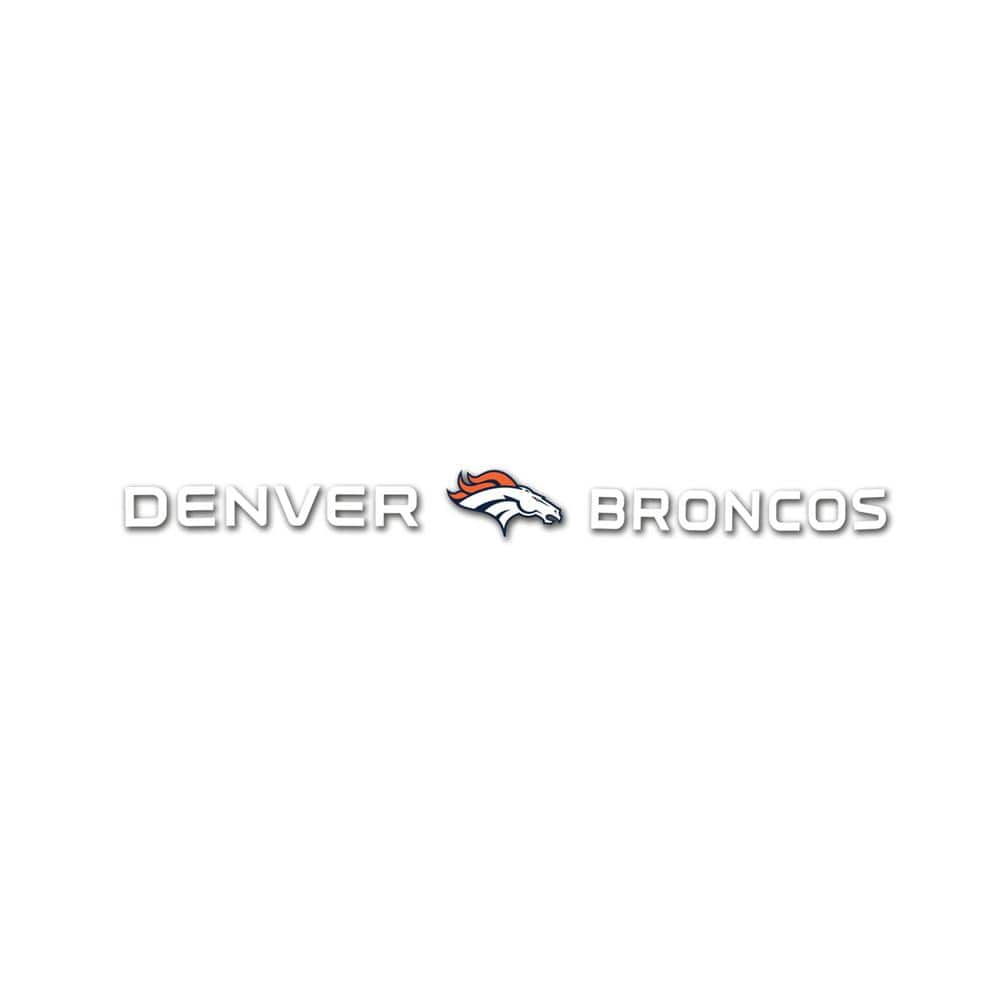 FANMATS Denver Broncos Sun Stripe 3.25 in. x 34 in. Windshield