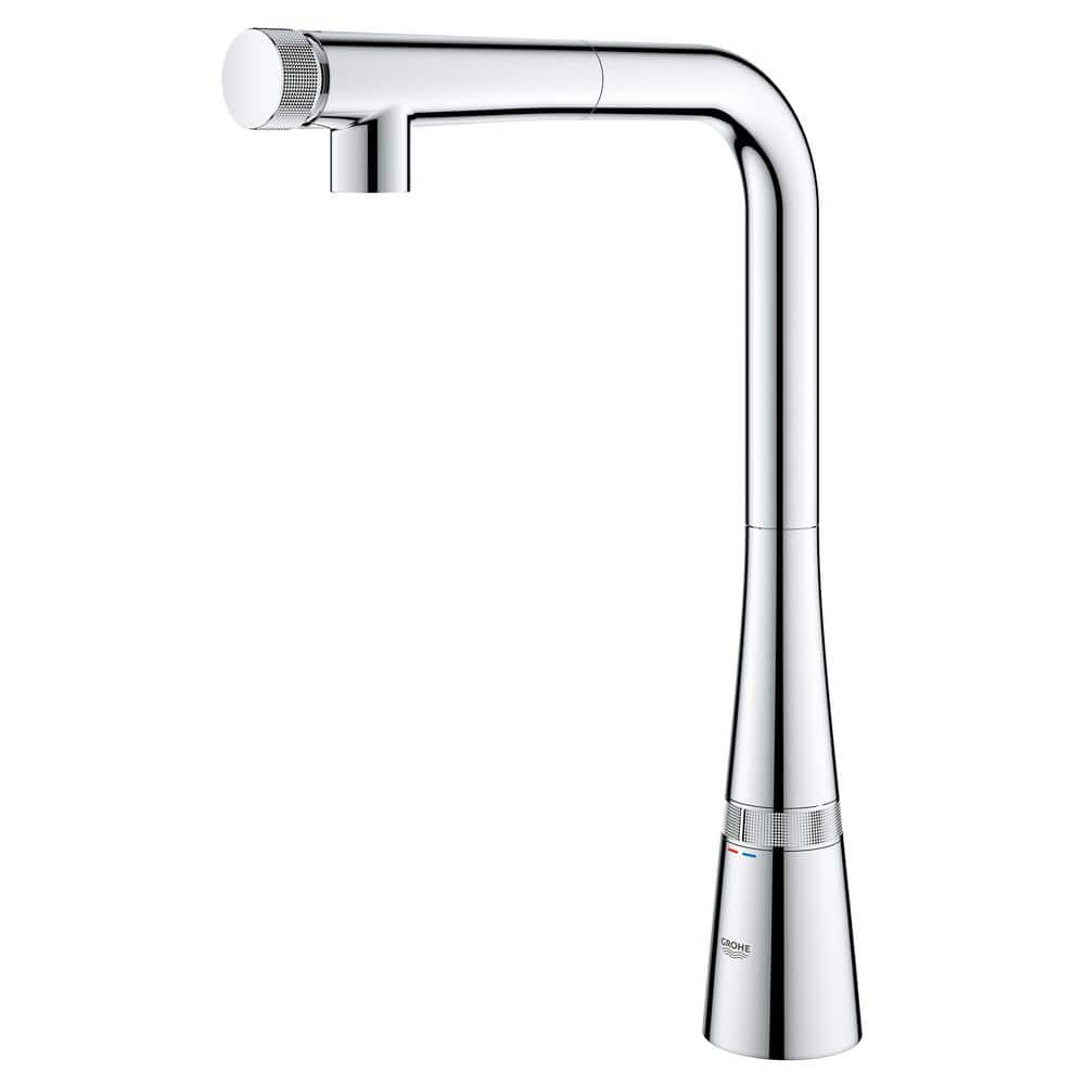 Grohe Zedra Chrome Pull-Out Spray Kitchen Faucet