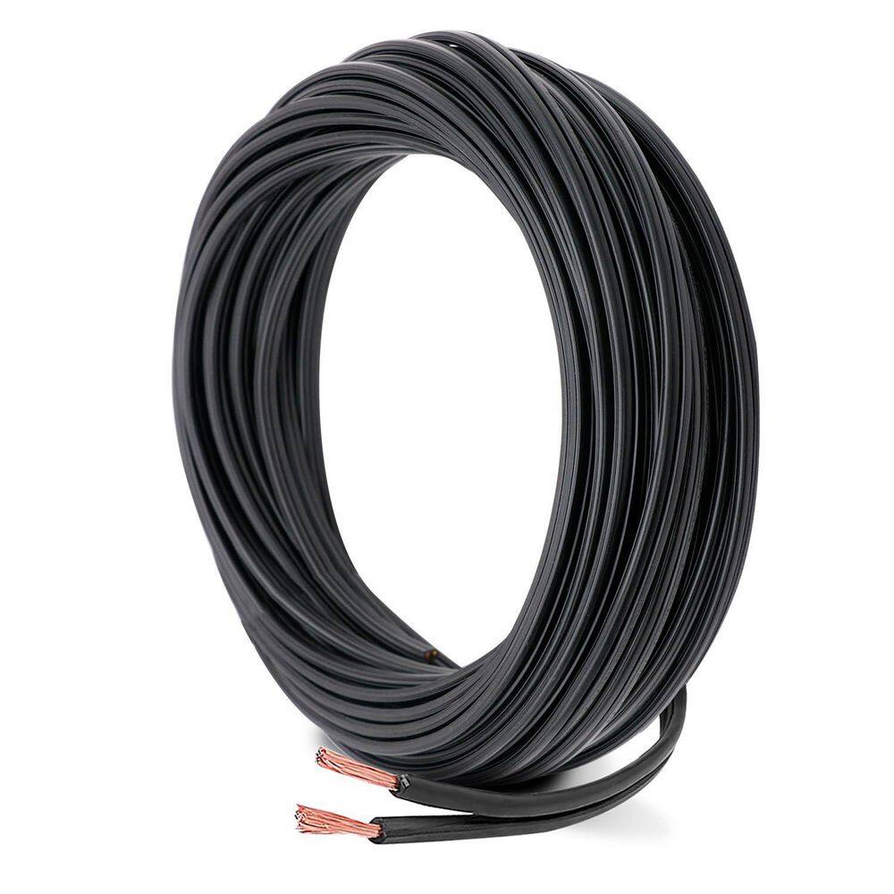18 / 2 Gauge 50 ft. 2-Conductor Stranded Grounded Low Voltage Landscape Lighting Wire Outdoor Cable price history on PriceWatchPro