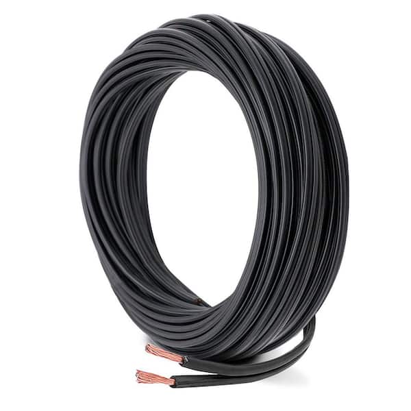 18 / 2 Gauge 50 ft. 2-Conductor Stranded Grounded Low Voltage Landscape Lighting Wire Outdoor Cable