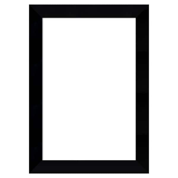 Amanti Art Black Museum 15 in. x 21 in. Wood Framed Dry Erase Magnetic Memo Board