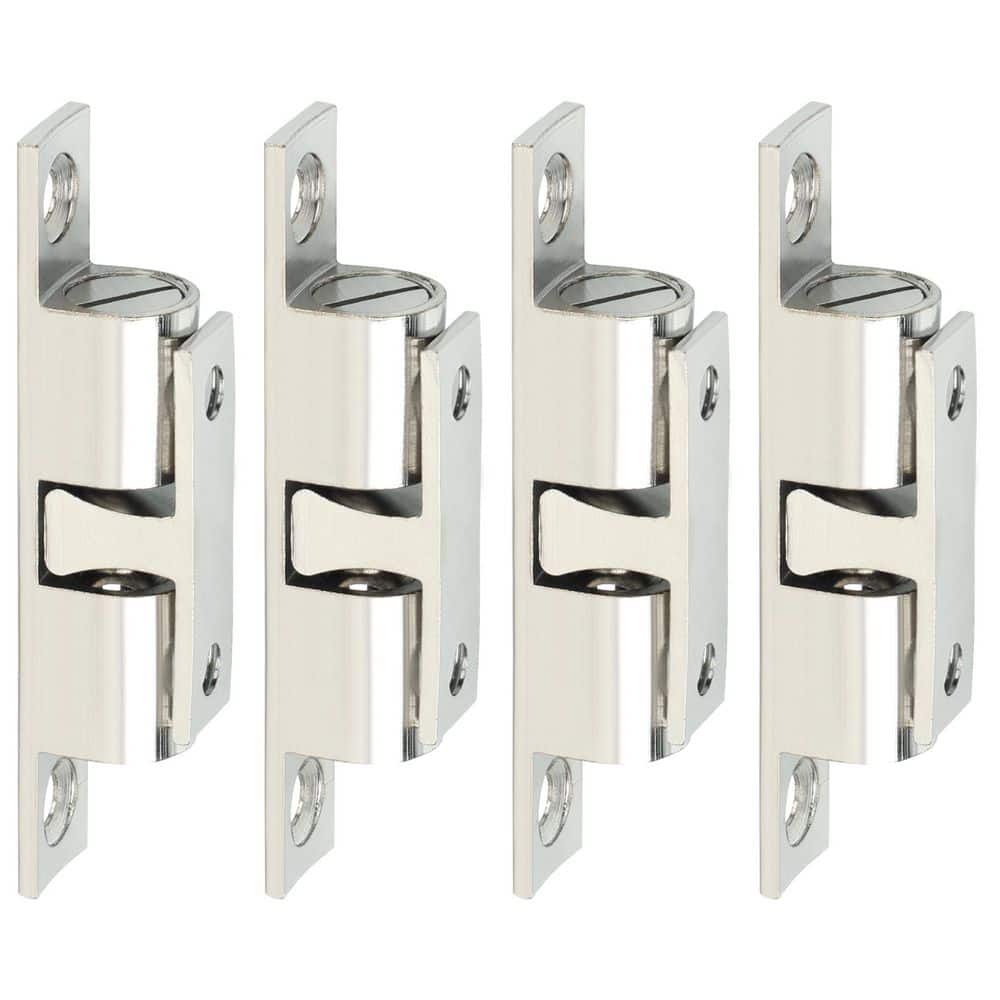 2.6 in. Silver Adjustable Spring Double Roller Ball Cabinet Door Latch Heavy Duty Magnetic Catch 4-Pack price history on PriceWatchPro