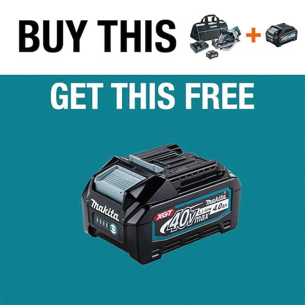 40V Max XGT Brushless Rear Handle 10-1/4 in. Circular Saw Kit, AWS Capable (4.0Ah) with 40V Max XGT 4.0Ah Battery