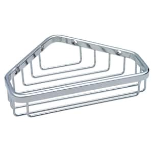 Small Wire Corner Shower Caddy in Bright Stainless