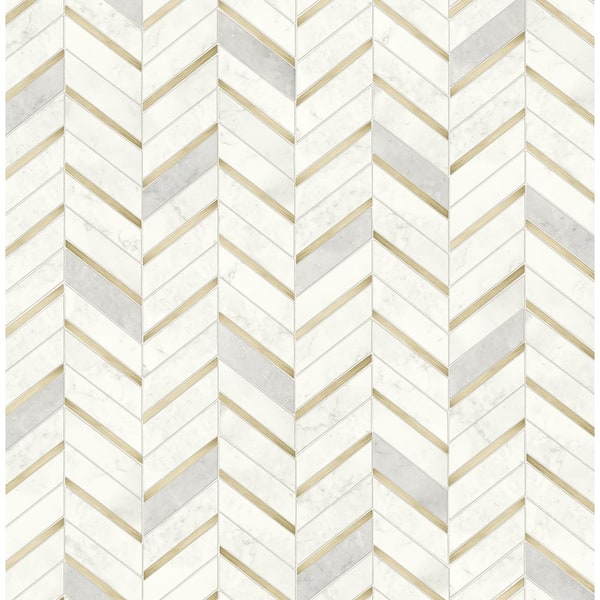 NextWall Faux Marble Tile Vinyl Peel & Stick Wallpaper Roll (Covers   Sq. Ft.) NW39205 - The Home Depot