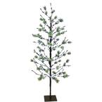 5 ft. Pre-Lit Twig Tree with 200 White LED Twinkle Lights