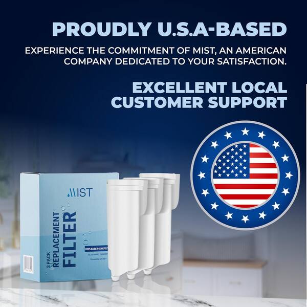 Mist ADQ36006101 Refrigerator Water Filter for LG LT700P Compatible with ADQ36006102 Kenmore Elite 9690 46 9690 LT700P CWMF041