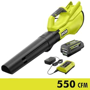 40V 120 MPH 550 CFM Cordless Battery Blower With 4.0 Ah Battery and Charger