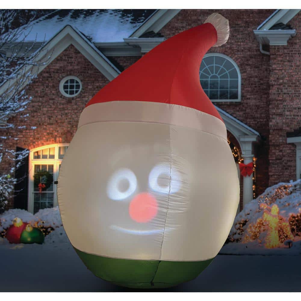 6 ft. Animated Inflatable Snowman with Color Changing LED Lights