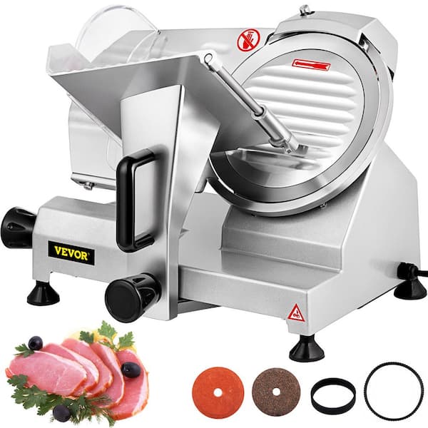 VEVOR Manual Meat Slicer, Beef Cutter w/ 7.5 Cutting Length, Frozen Meat  Bacon Slicer w/ 0.2 Thick Blade, Stainless Steel Meat Cutter w/Sharpener