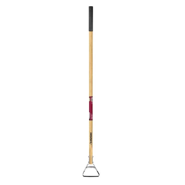54 in. L Wood Handle Action Hoe with Grip
