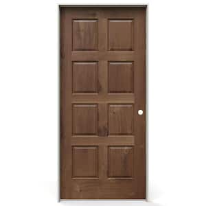 JELD-WEN 24 in. x 80 in. 8 Panel Right-Handed Solid Core Clear