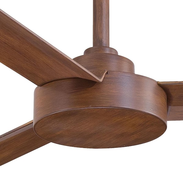 MINKA-AIRE Roto 52 in. Indoor Distressed Koa Ceiling Fan with Wall