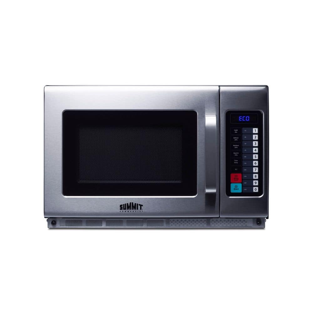 Commercial 1.2 cu. ft. Countertop Microwave in Stainless Steel, Dual Magnetron