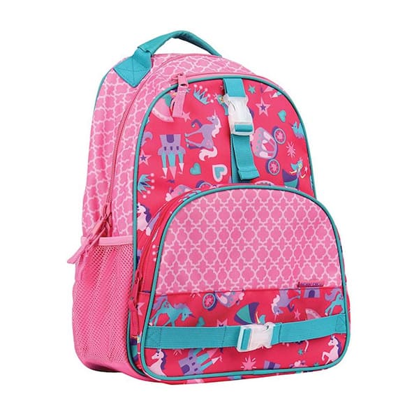 Unbranded Princess All Over Print Kids Backpack School Bag with Buckles