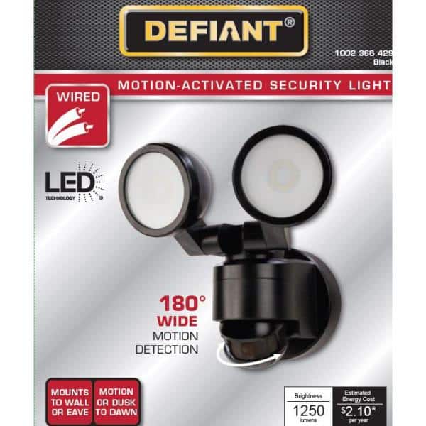 defiant motion security light 180 manual troubleshooting