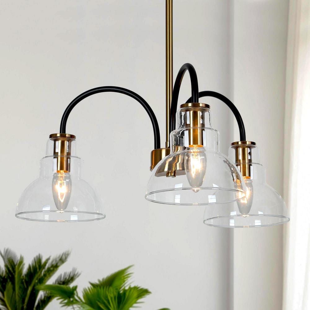 Crystal Dome Chandelier with Brass Hardware: Illuminate Your Space