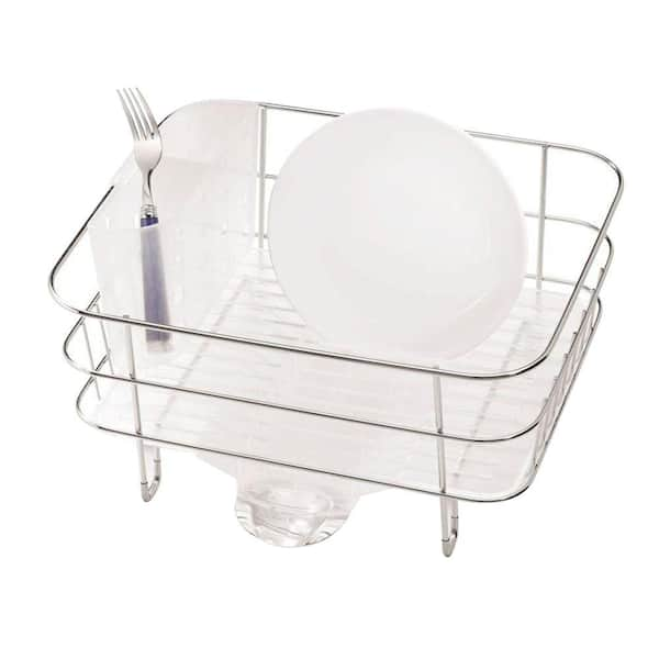 simplehuman Compact Dish rack in Rust-Proof Stainless Steel