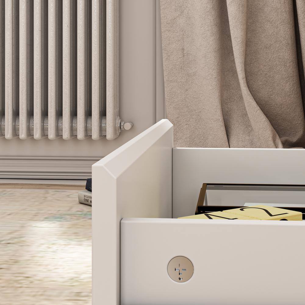 Black 9-Drawer Wood Chest of Drawers 31.5 in. H x 63 in. W x 15.7 in. D Storage Cabinet - thumbnail 8