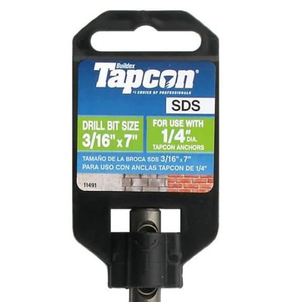 Tapcon sds drill discount bit