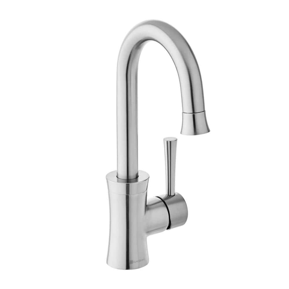 Glacier Bay Luca SingleHandle Bar Faucet in Stainless Steel